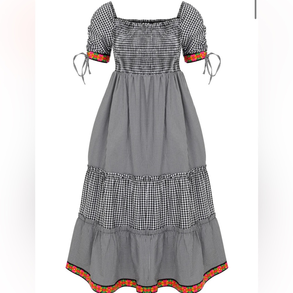 Boo Pala‎ Philippa Dress Gingham Smocked